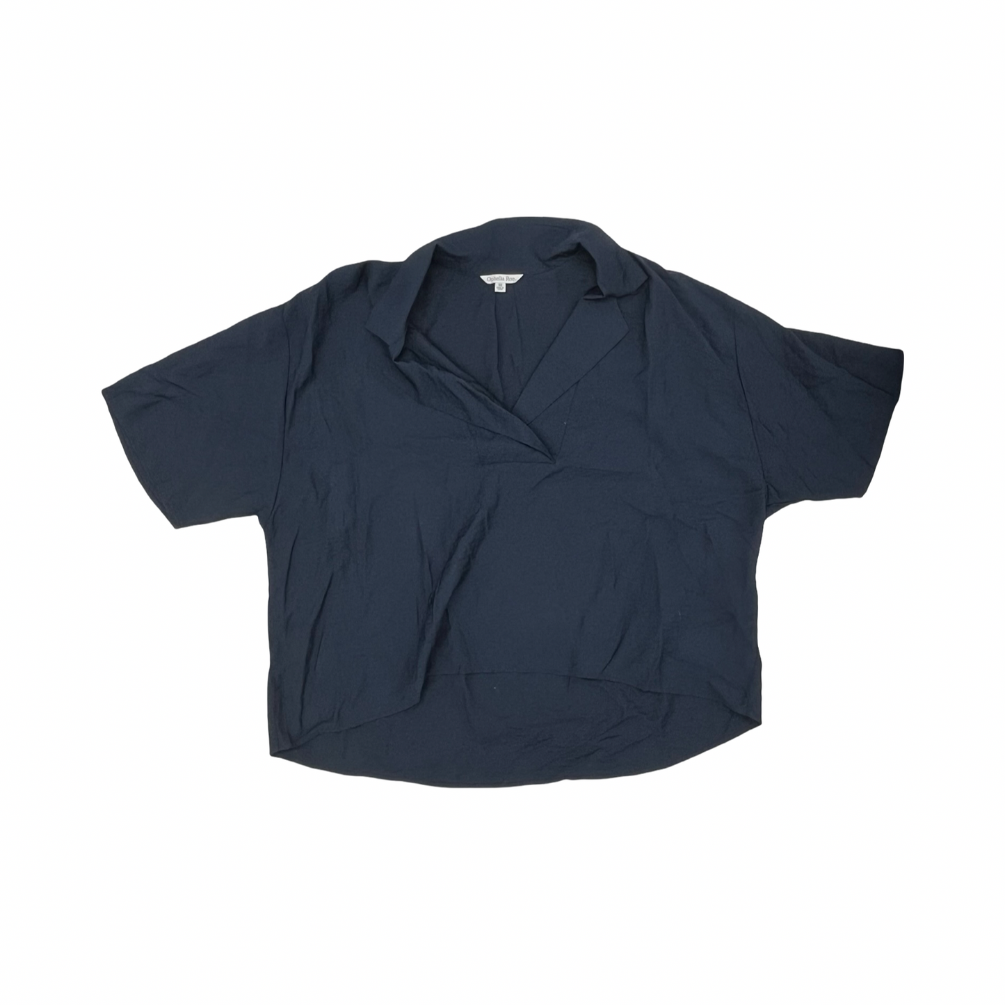 Blouse Ss By Ophelia Roe In Blue, Size:3X