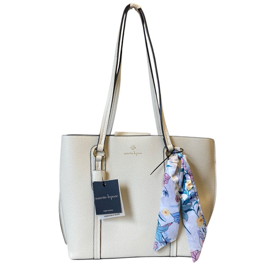 Handbag By Nanette Lepore In Cream, Size:Medium