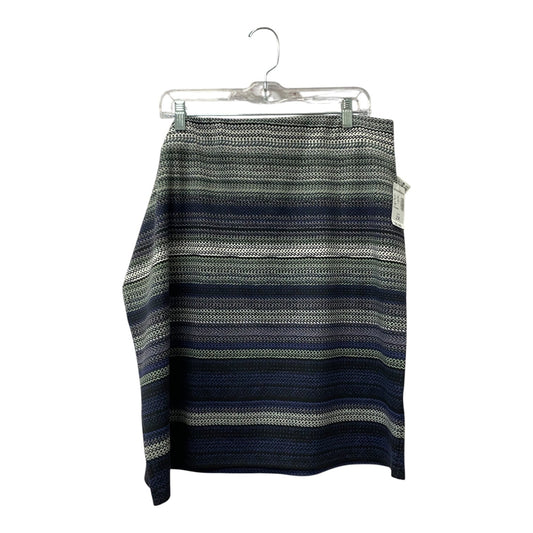 Skirt Mini & Short By Roz And Ali In Blue, Size:2X