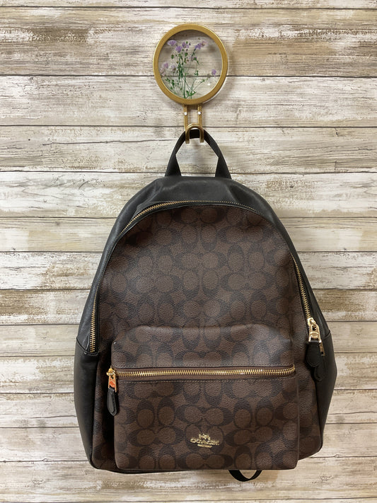 Backpack Designer By Coach In Black & Brown, Size:Large