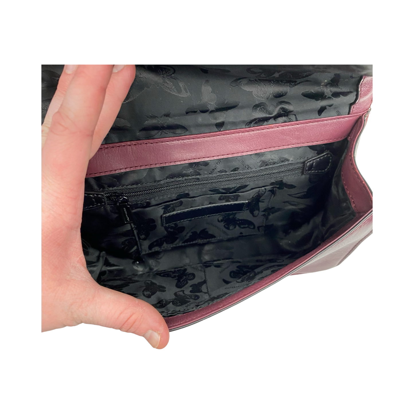 Crossbody Designer By Rebecca Minkoff In Purple, Size:Medium