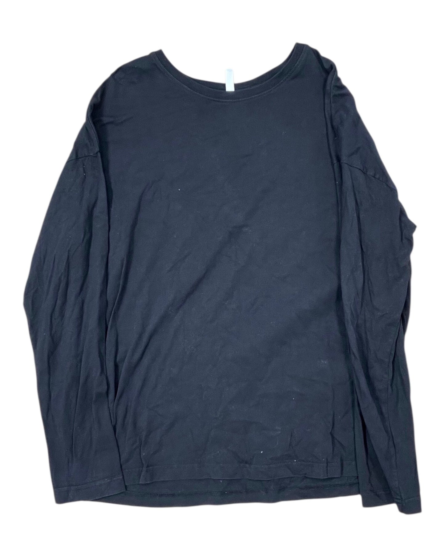 Top Ls Basic By Divided In Black, Size:M