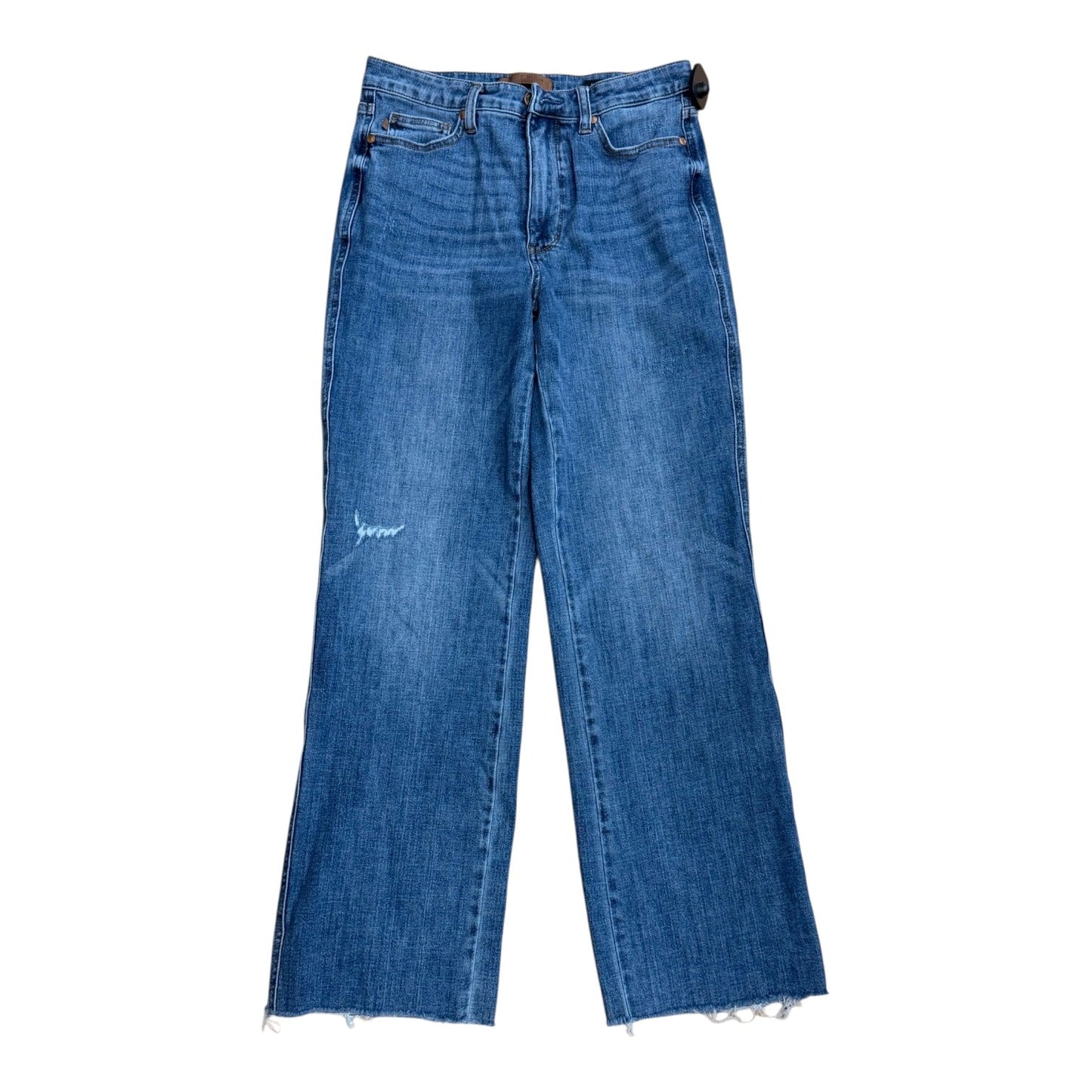 Jeans Wide Leg By Judy Blue In Blue Denim, Size:8