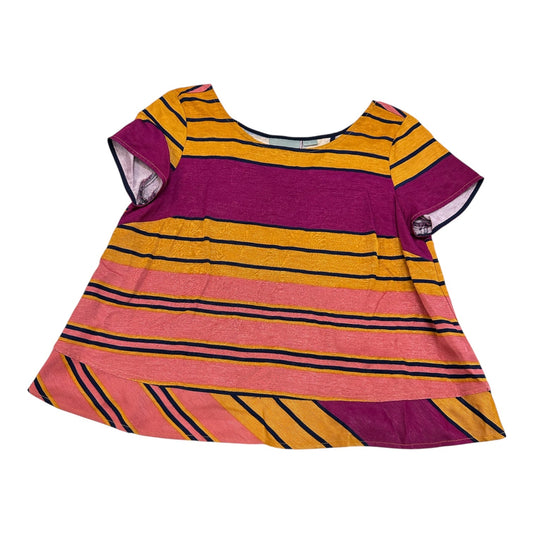 Top Ss By Maeve In Orange & Purple, Size:S
