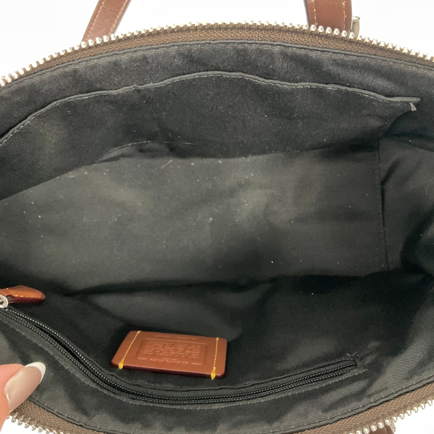 Handbag Designer By Coach, Size: Medium