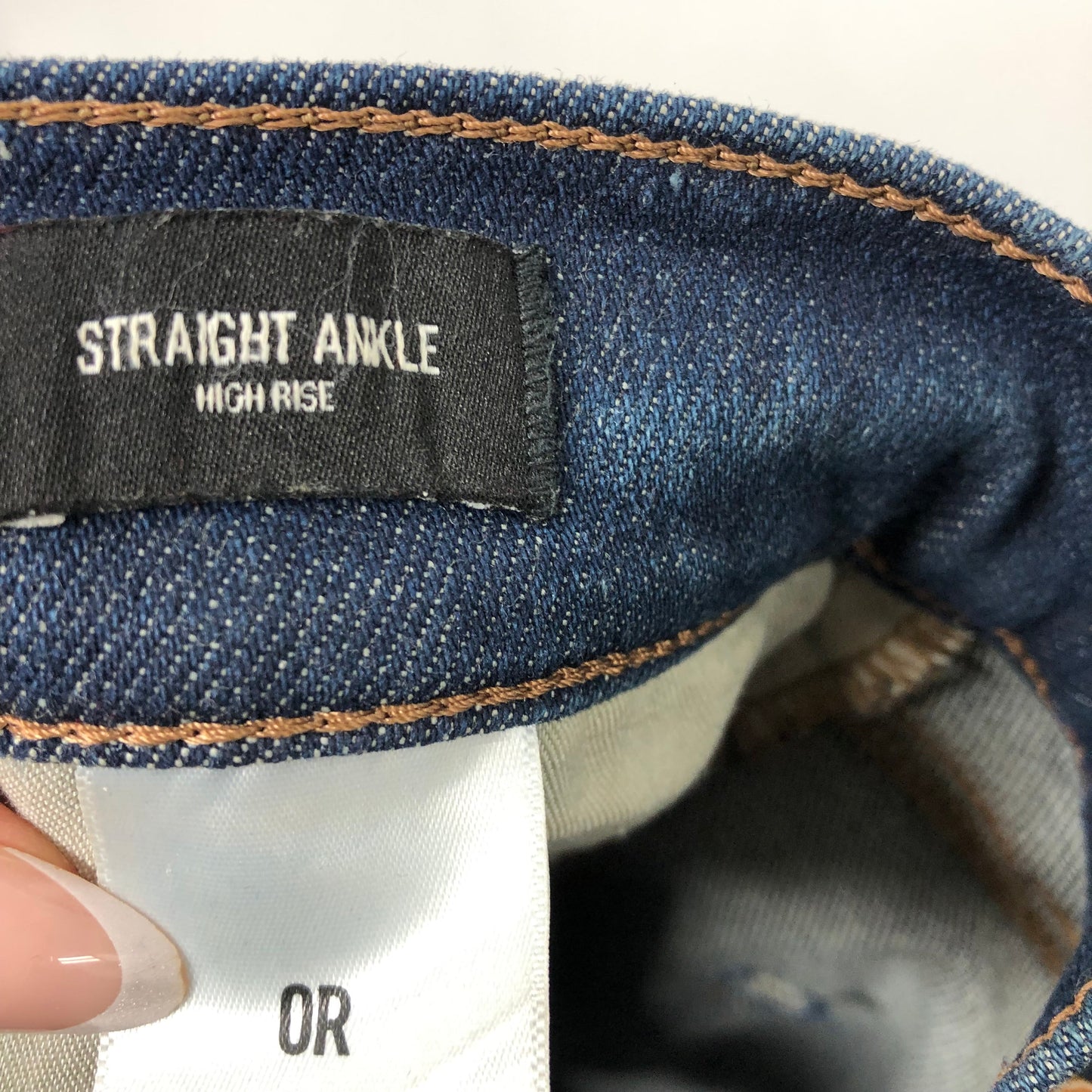 Jeans Straight By Express In Blue Denim, Size:0