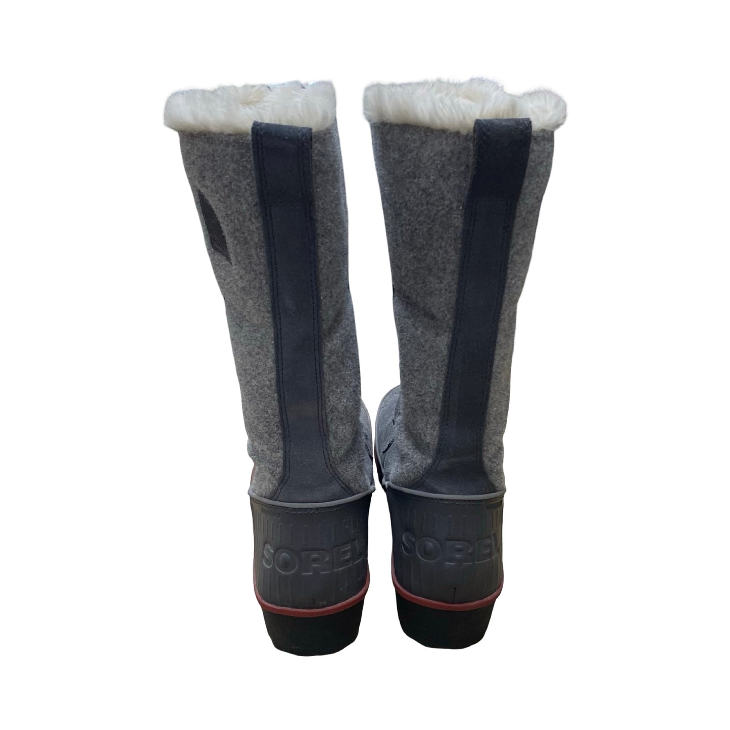 Boots Mid-Calf Flats By Sorel In Grey, Size:9
