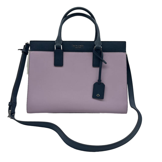 BLUE & PURPLE HANDBAG DESIGNER by KATE SPADE Size:MEDIUM