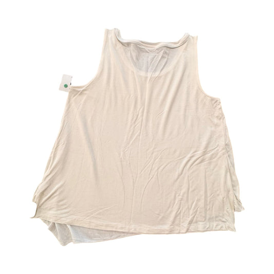 Top Sleeveless By Soft Surroundings In White, Size:L