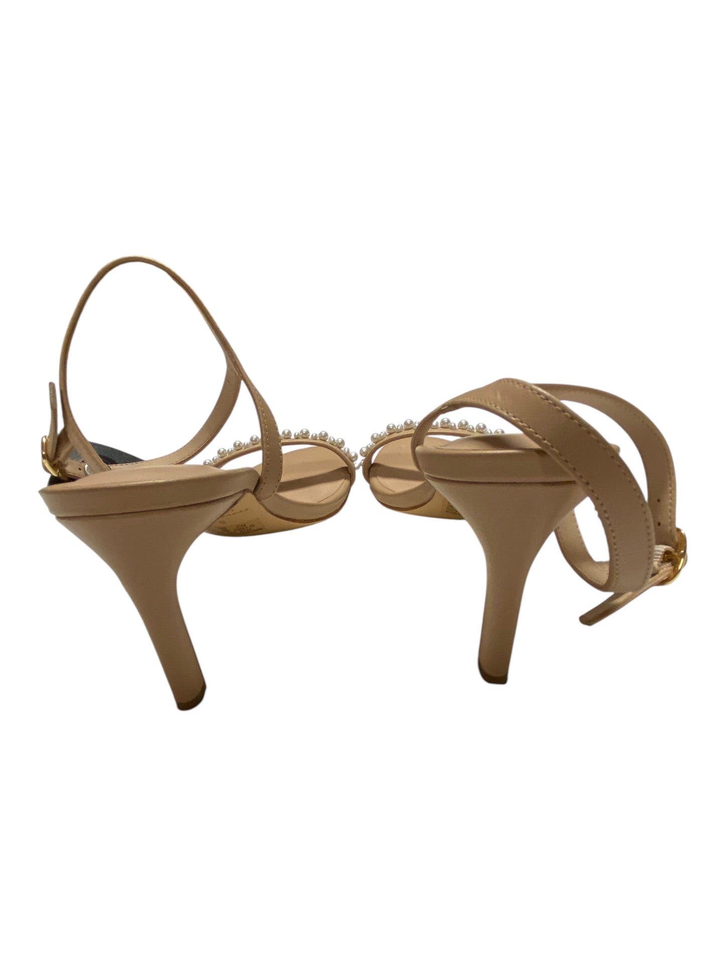 Sandals Designer By Stuart Weitzman In Tan, Size:6