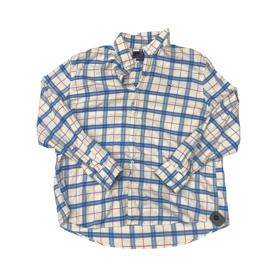 Top Ls By Vineyard Vines In Plaid Pattern, Size:Xxs