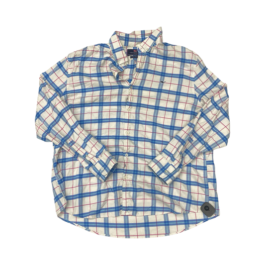 Top Ls By Vineyard Vines In Plaid Pattern, Size:Xxs