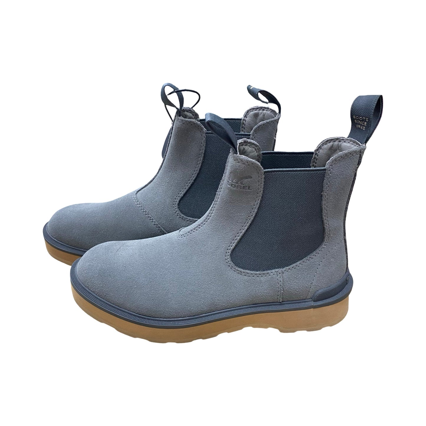 Boots Ankle Flats By Sorel In Grey, Size:8.5