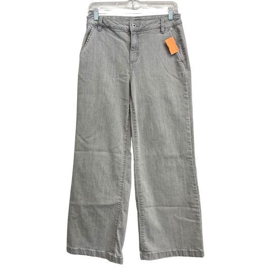 Jeans Wide Leg By Style And Company In Grey, Size:8P