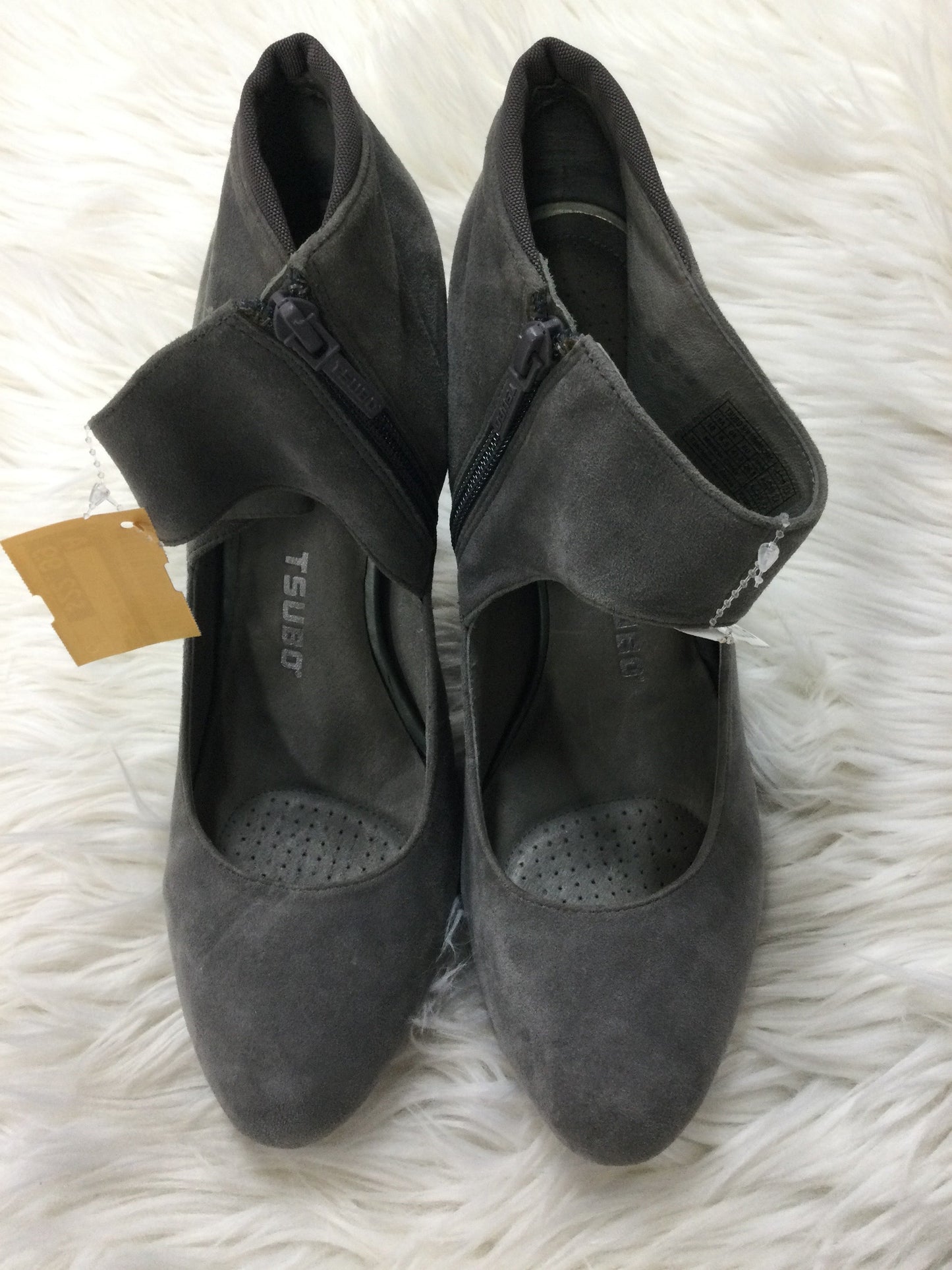 Shoes Heels Block By Cmb In Grey, Size:10