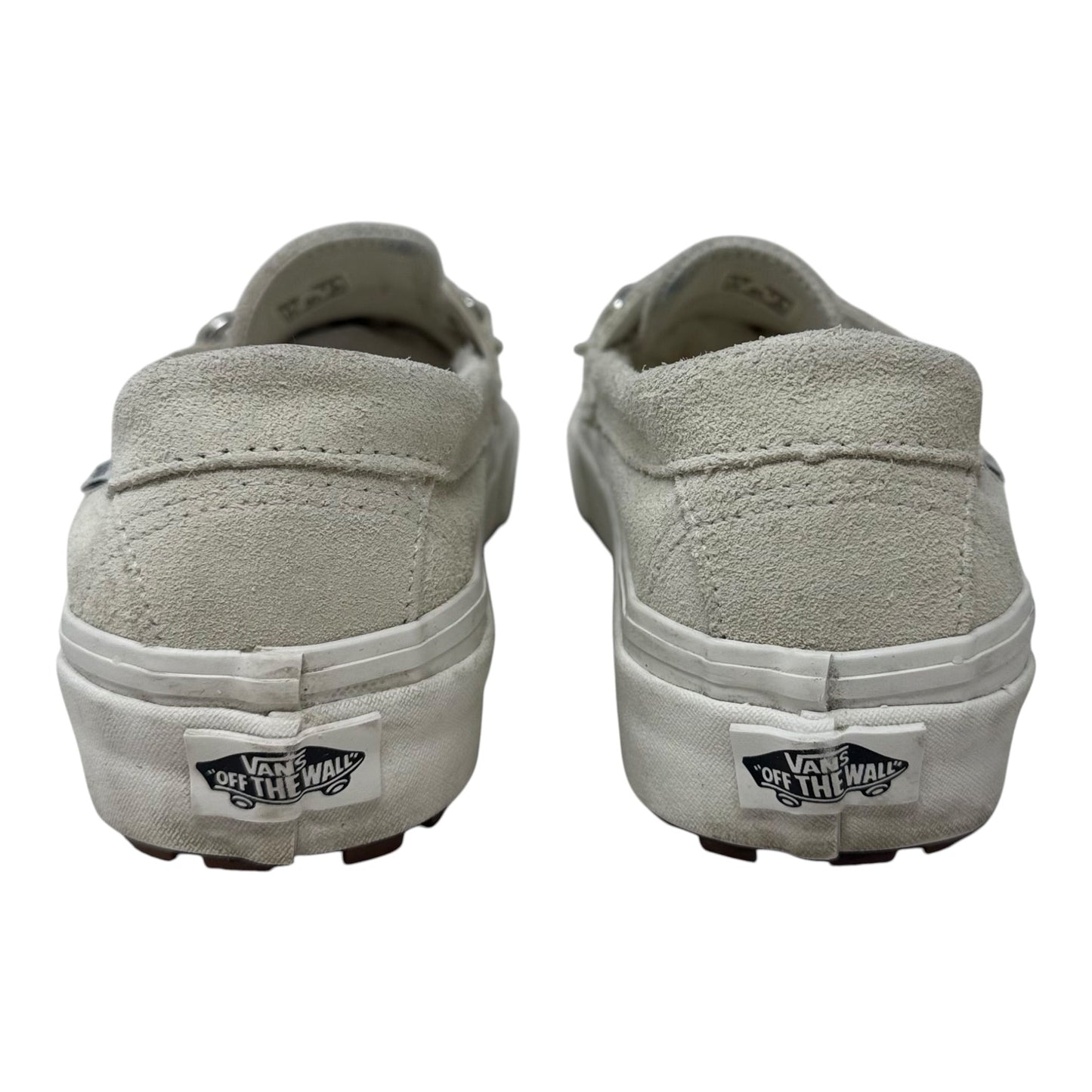 Shoes Sneakers By Vans In Cream, Size: 8.5