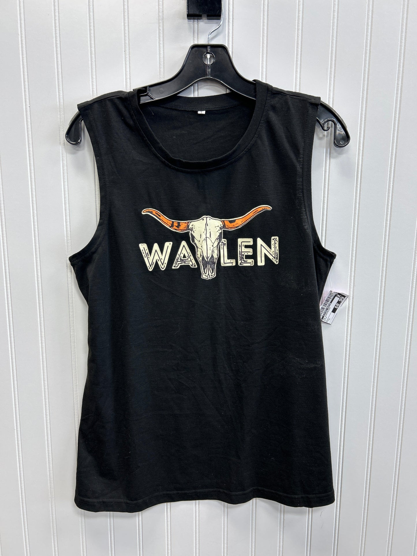 Top Sleeveless By Clothes Mentor In Black, Size:L
