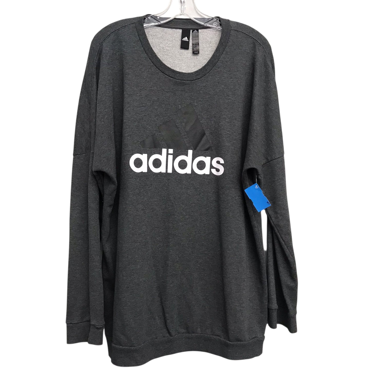 Sweatshirt Crewneck By Adidas In Grey, Size:Xl