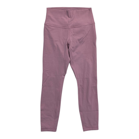 Athletic Leggings By Lululemon In Pink, Size:6