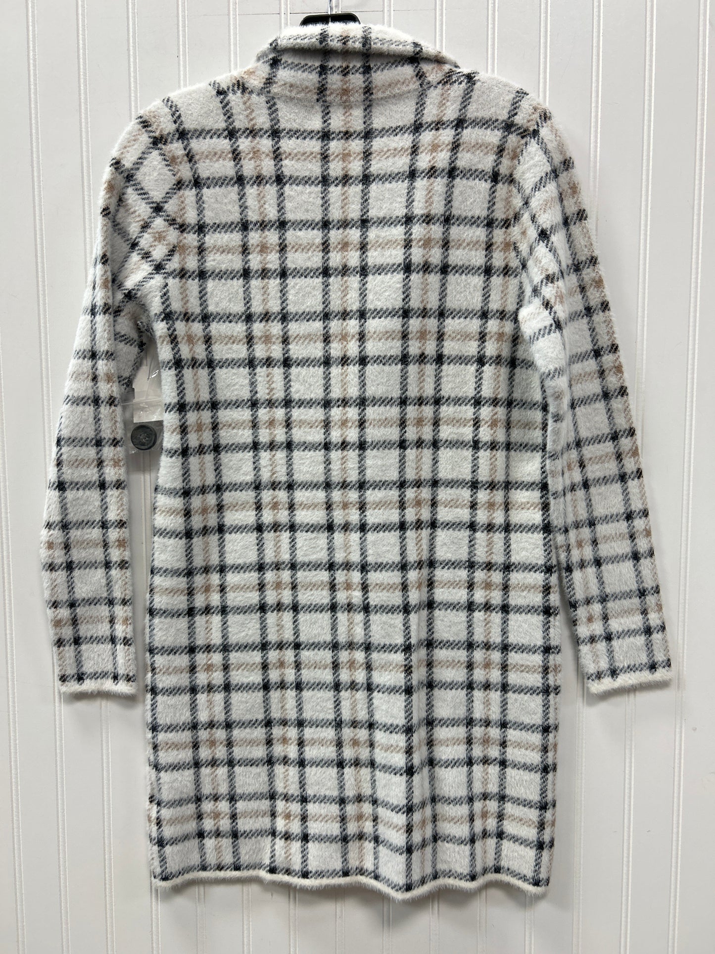 Jacket Fleece By Rachel Zoe In Cream & Grey, Size:Xs