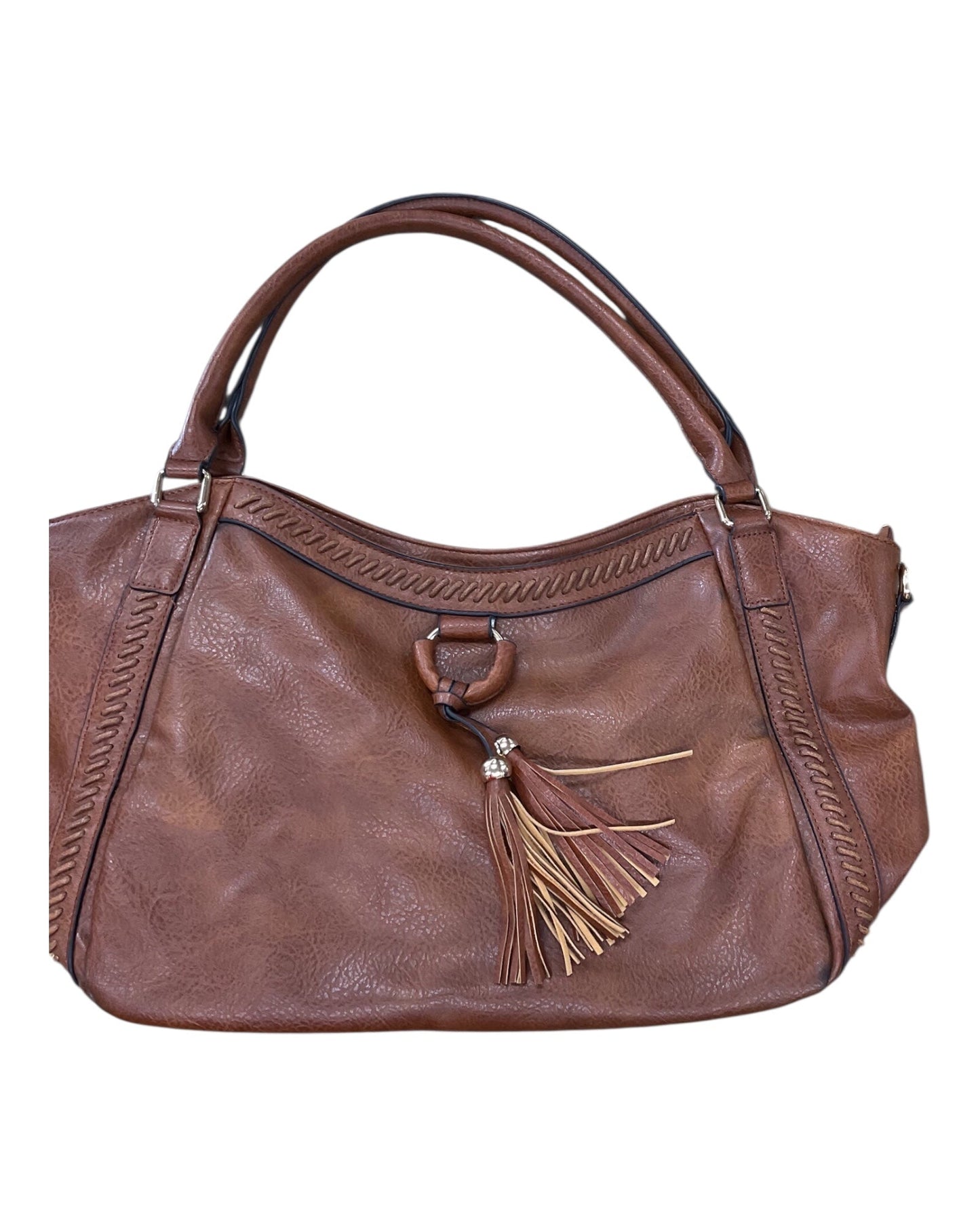 Handbag By Clothes Mentor In Brown, Size:Large