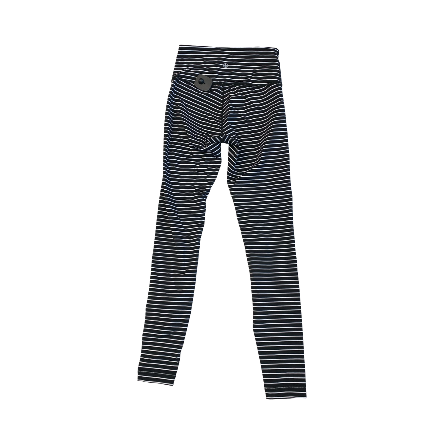 Athletic Leggings By Lululemon In Black & White, Size:6