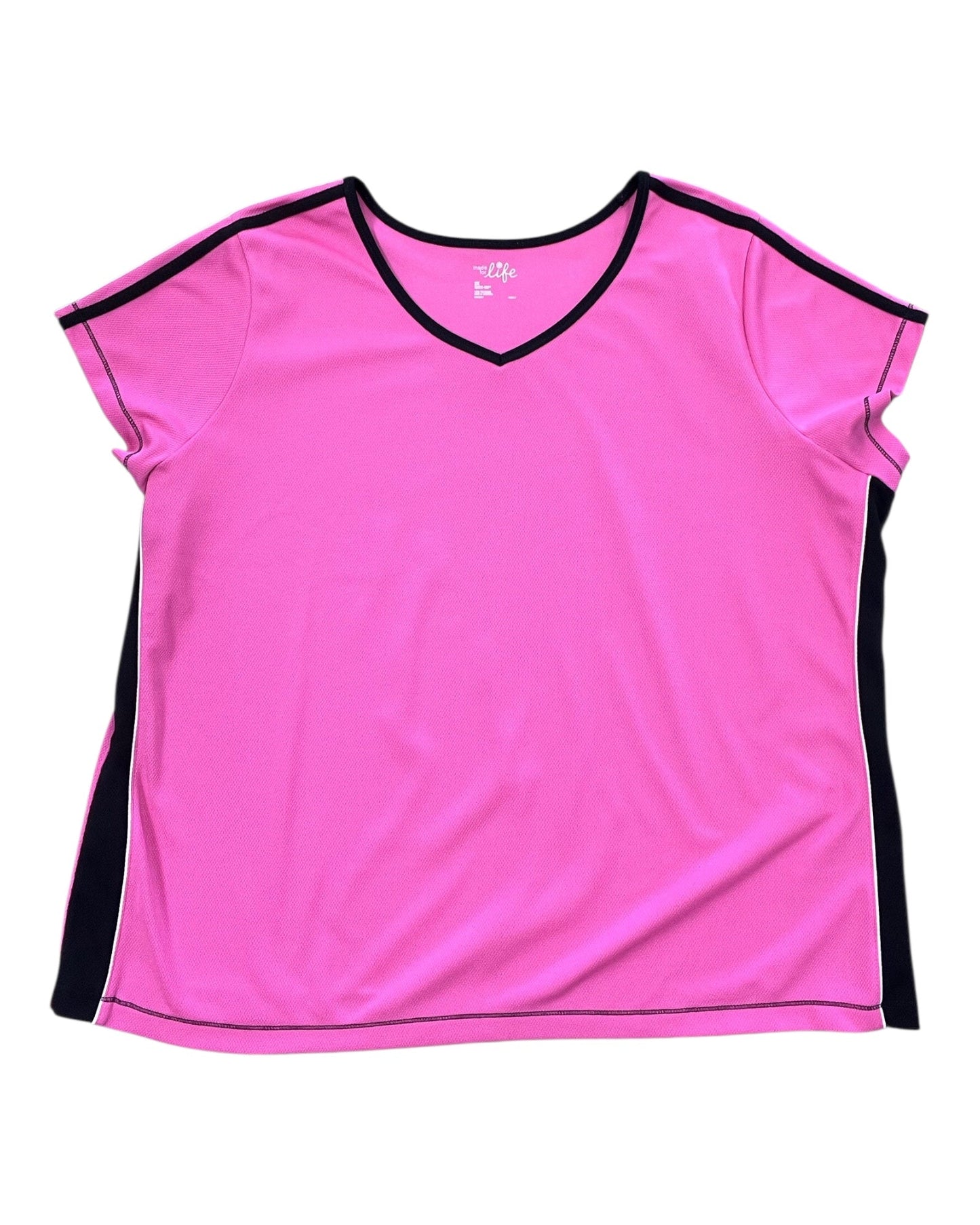 Top Ss By Made For Life In Pink, Size:2X