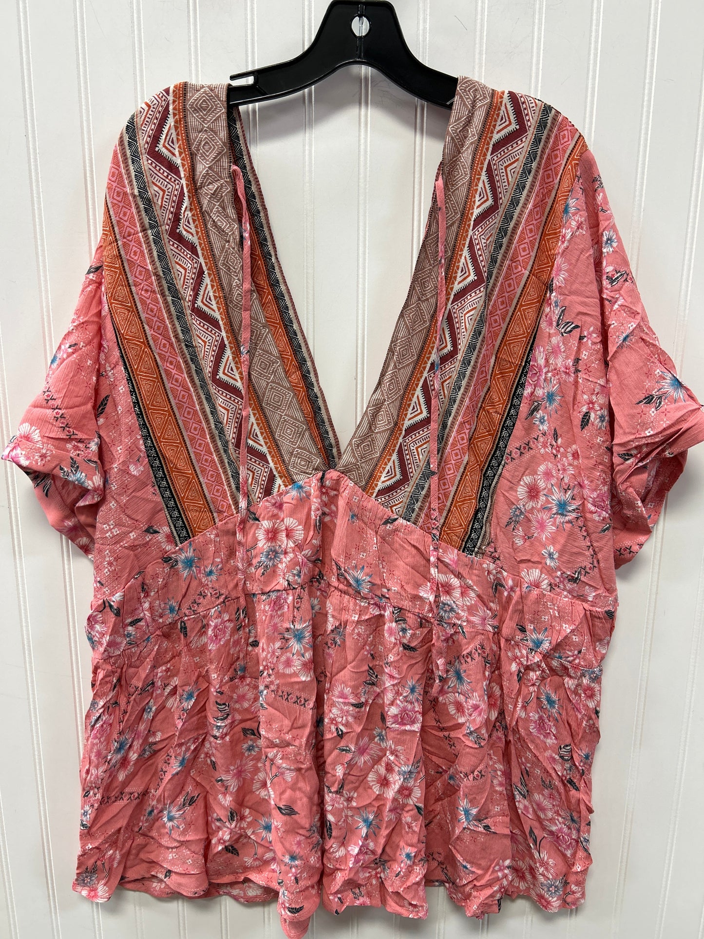 Top Ss By Davi & Dani In Multi, Size:3X
