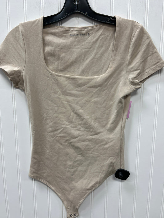 Bodysuit By Abercrombie And Fitch In Tan, Size:S