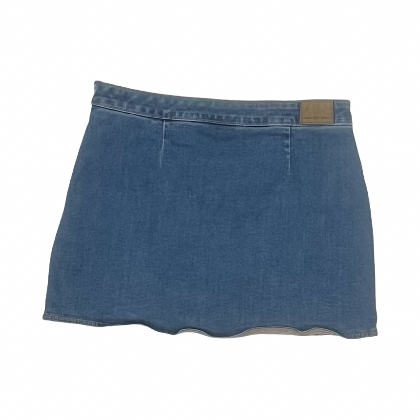 Skirt Mini & Short By American Eagle In Blue Denim, Size:8