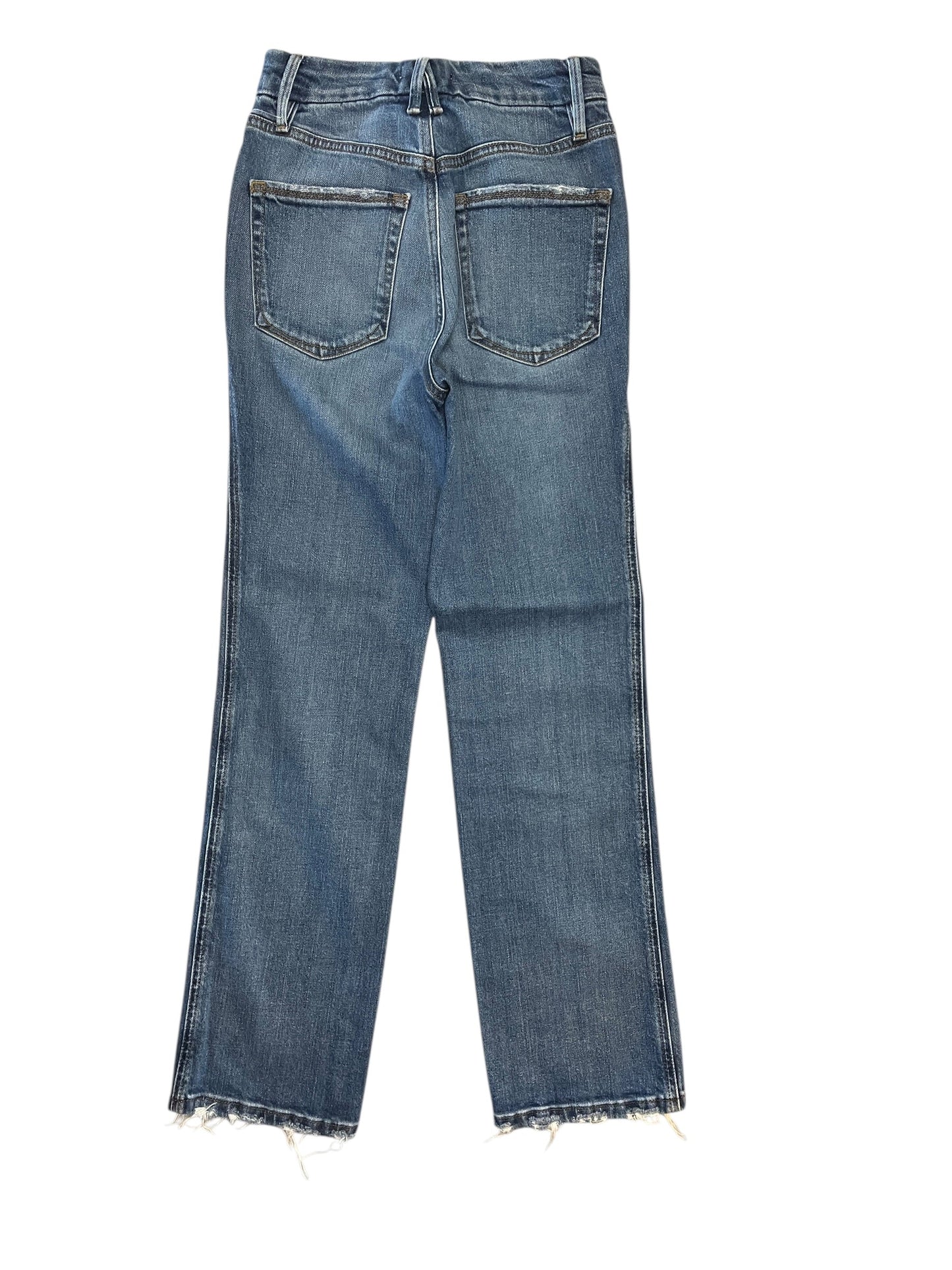 Jeans Straight By Good American In Blue Denim, Size:0