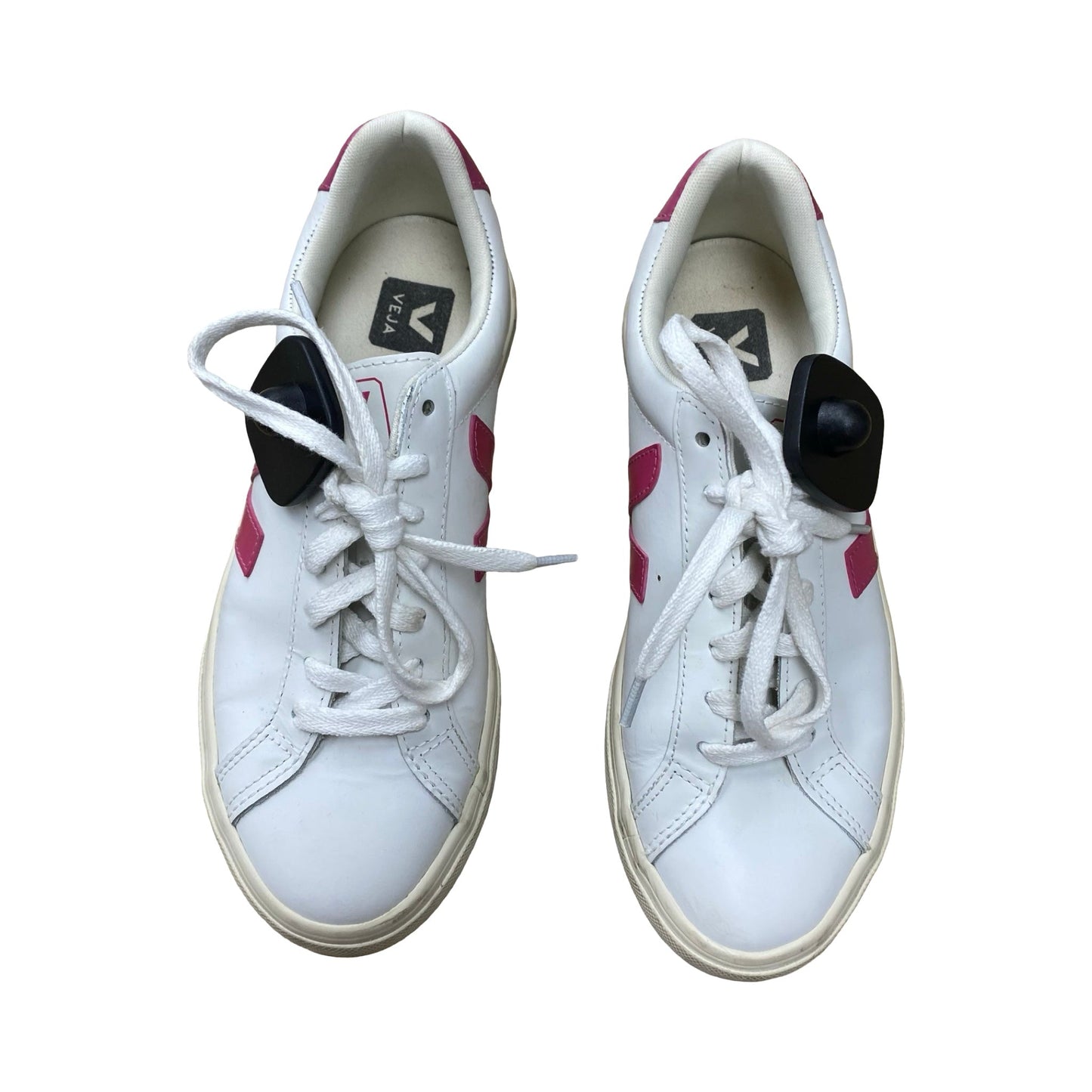 Shoes Sneakers By Veja In Pink & White, Size:7