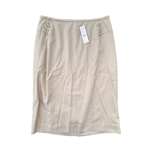 Skirt Midi By White House Black Market In Tan, Size:8