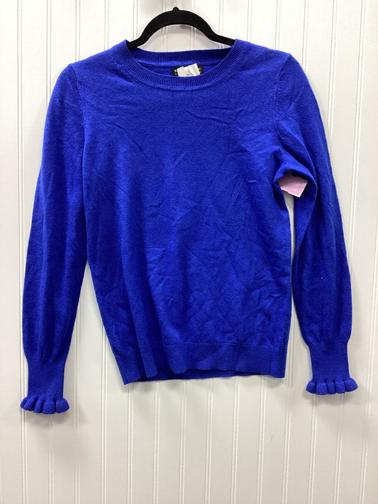 Blouse Ls By Banana Republic In Blue, Size:S