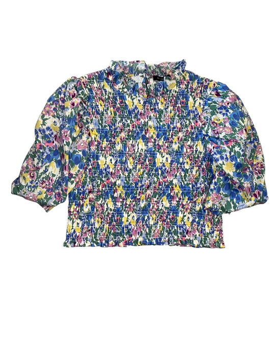 Blouse 3/4 Sleeve By En Saison In Floral Print, Size:S