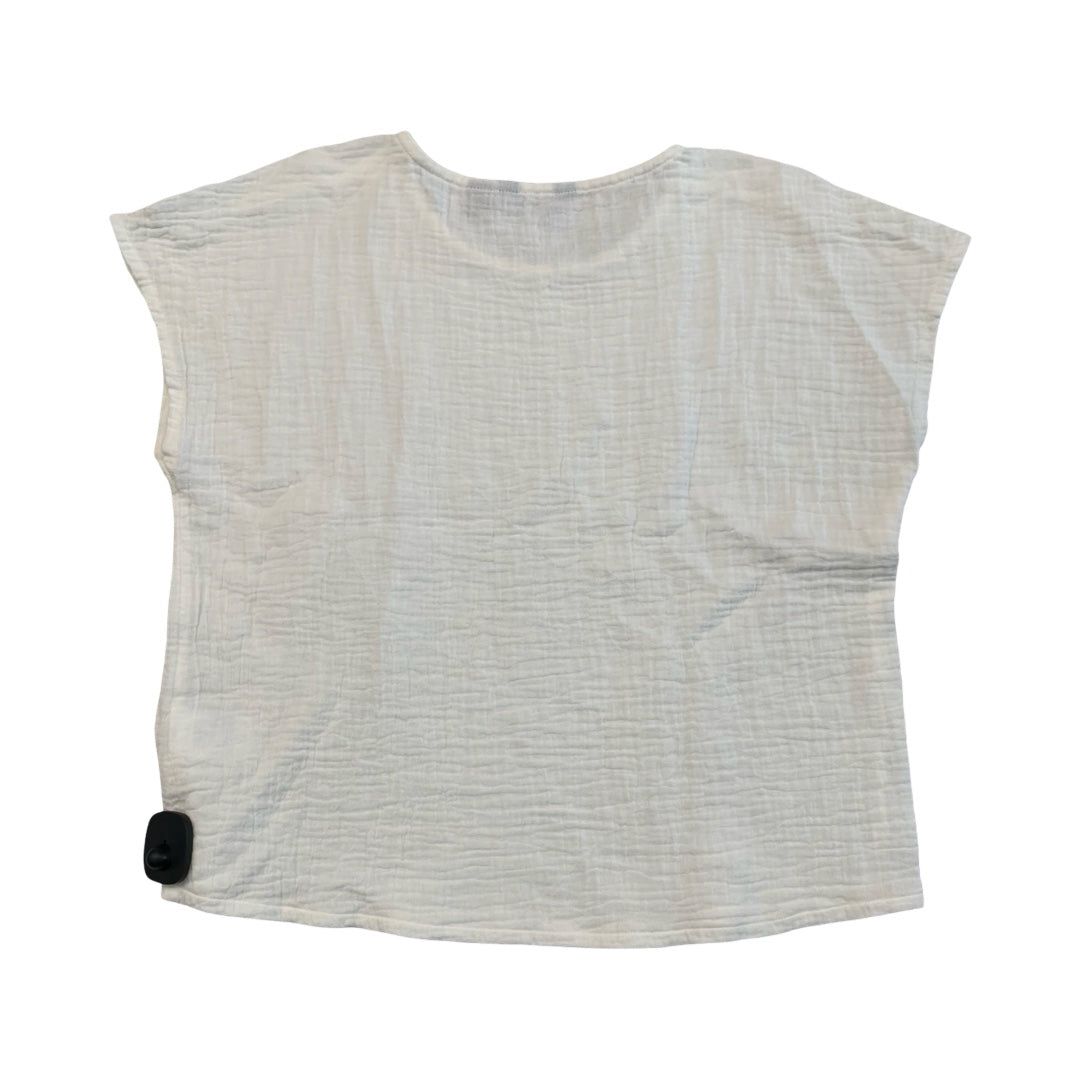Top Ss By Lands End In Ivory, Size:S