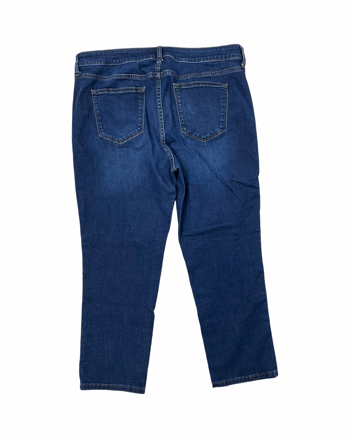 Jeans Cropped By Sonoma In Blue Denim, Size:14