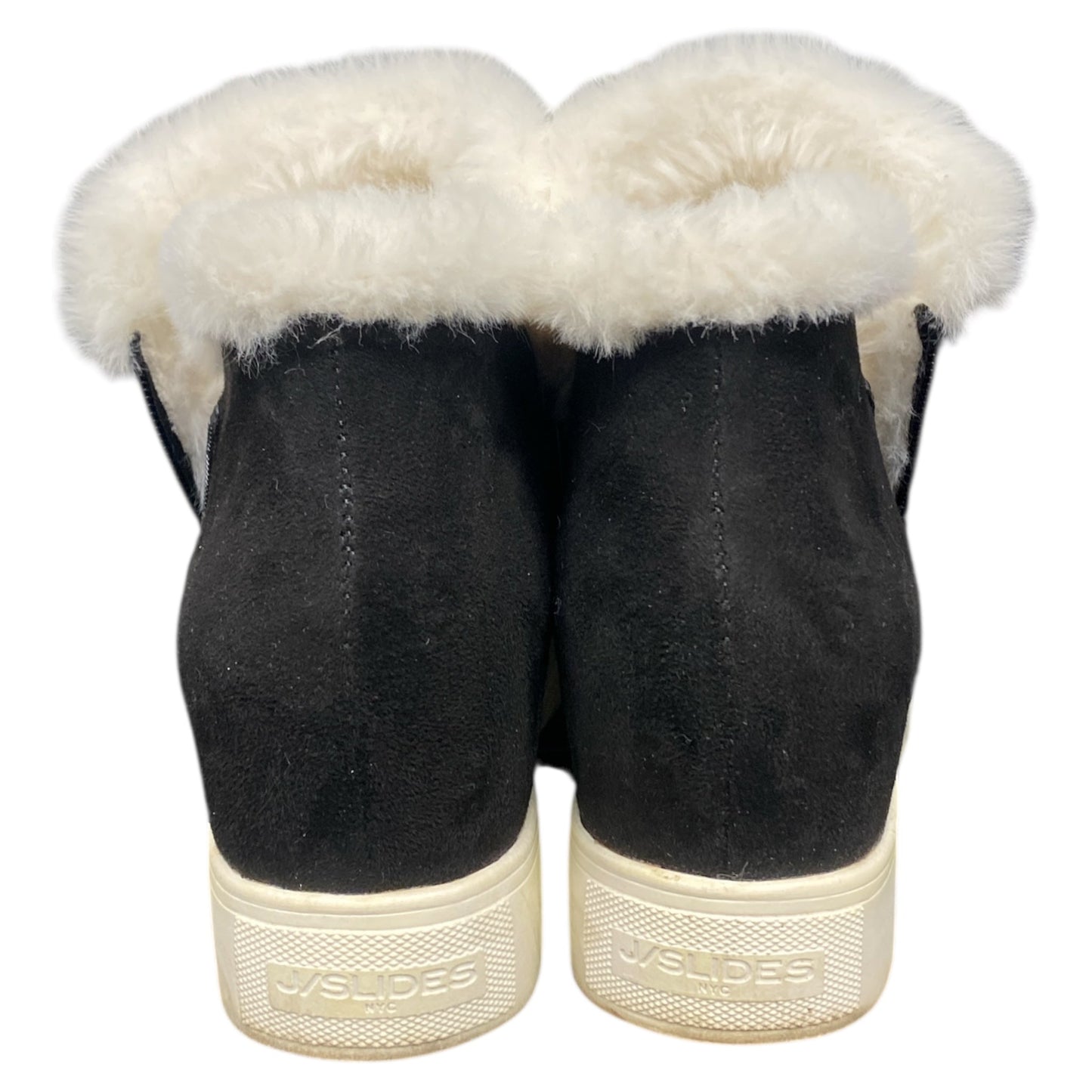 Boots Ankle Flats By J Slides In Black, Size:9