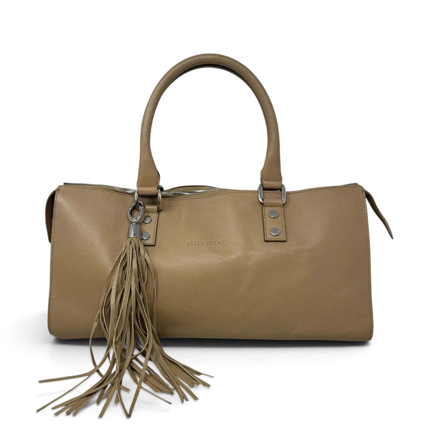 Soho Barrel Satchel Leather By Kelly Tooke, Size: Medium