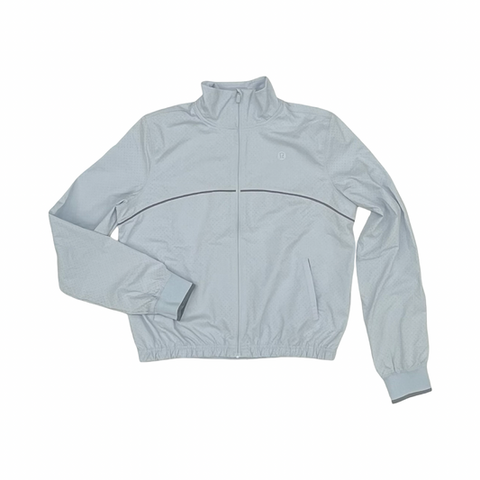 Athletic Jacket By Lululemon In Blue, Size:4