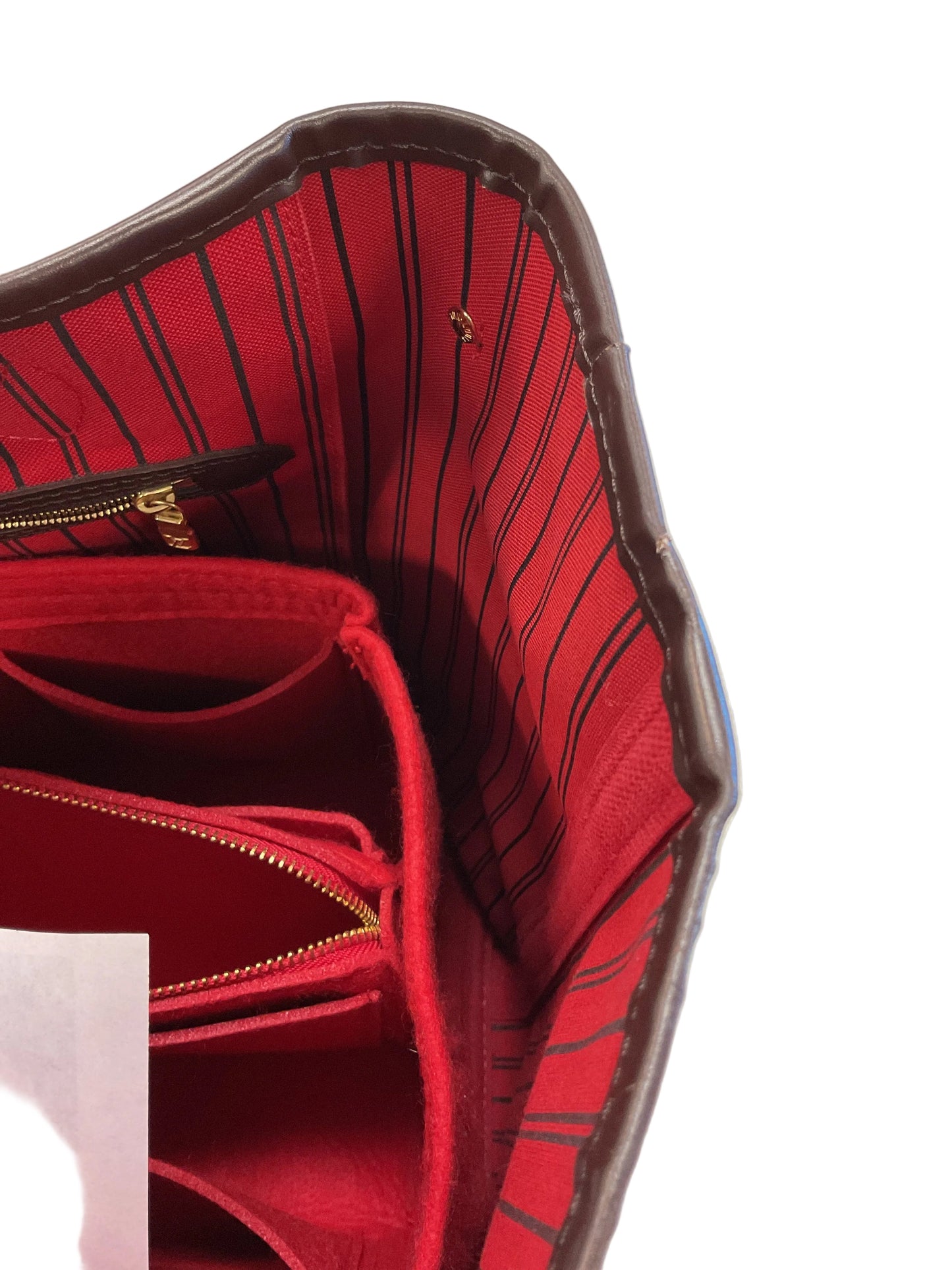 Handbag Luxury Designer By Louis Vuitton In Brown, Size:Large