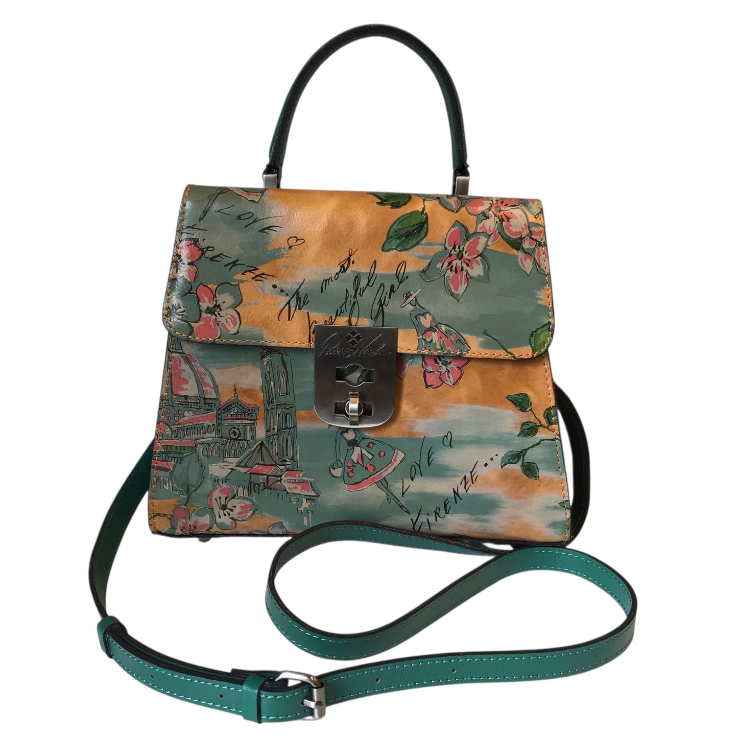 Crossbody Designer By Patricia Nash In Multi, Size:Medium