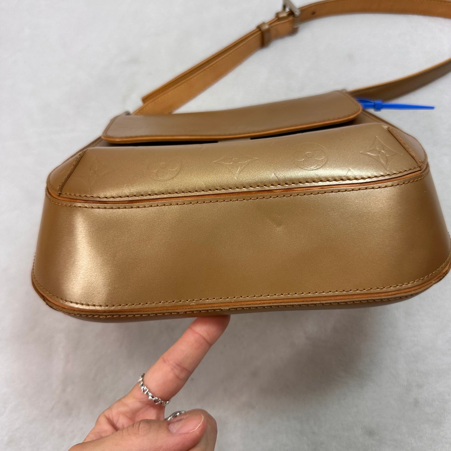 Mat Monogram Webster Street bag Handbag Luxury Designer By Louis Vuitton, Size: Small