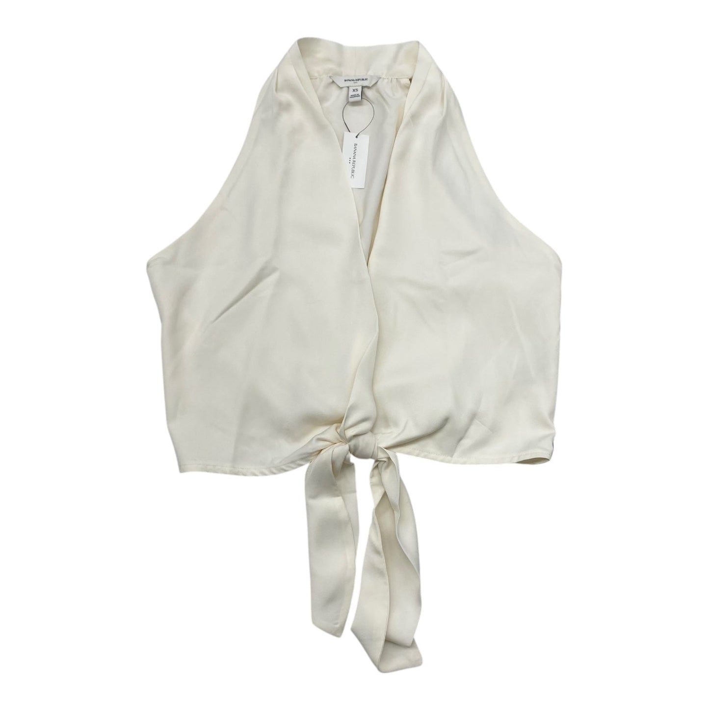 Top Sleeveless By Banana Republic In Cream, Size:Xs