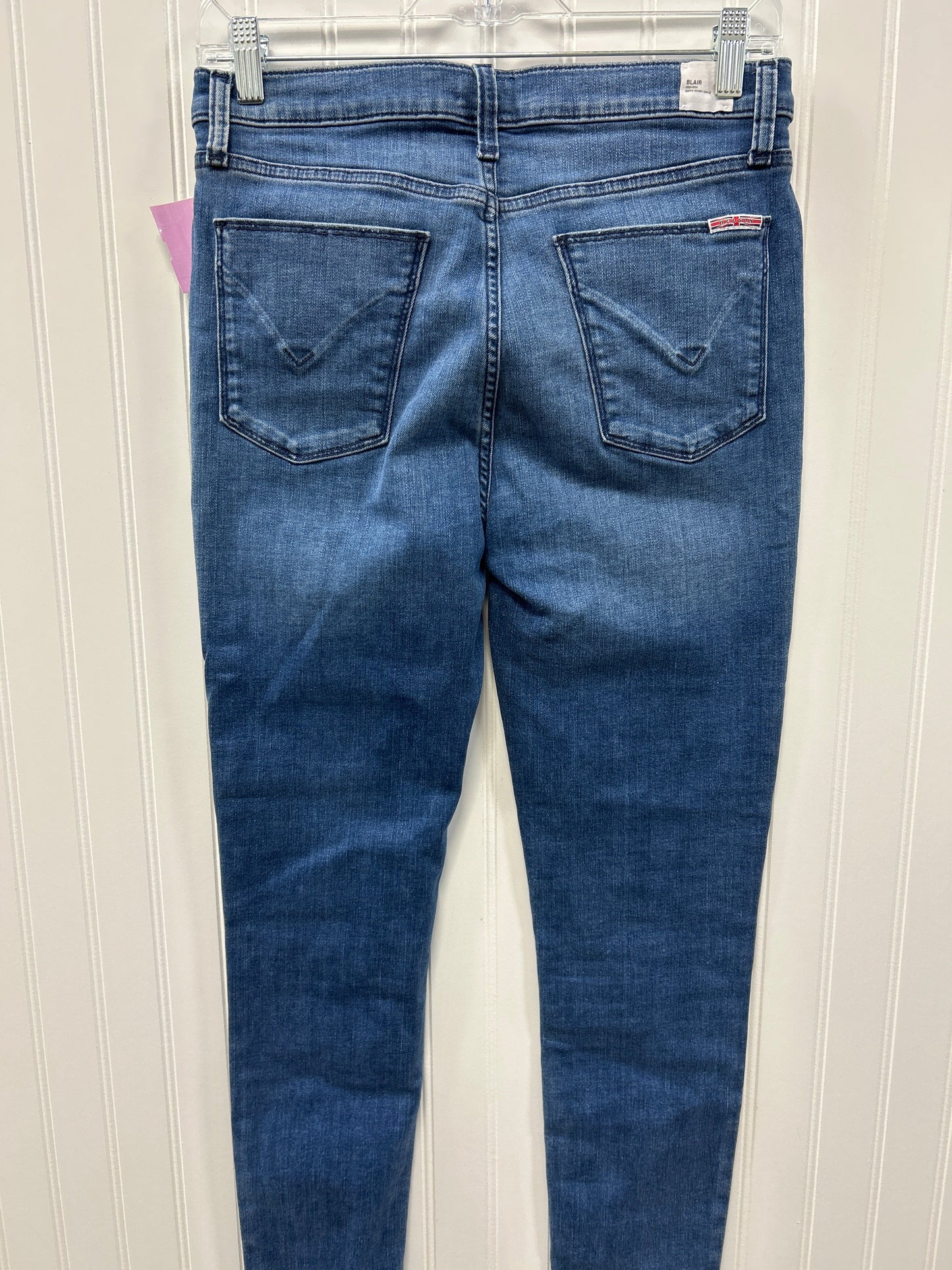 Jeans Skinny By Hudson In Blue Denim, Size:4