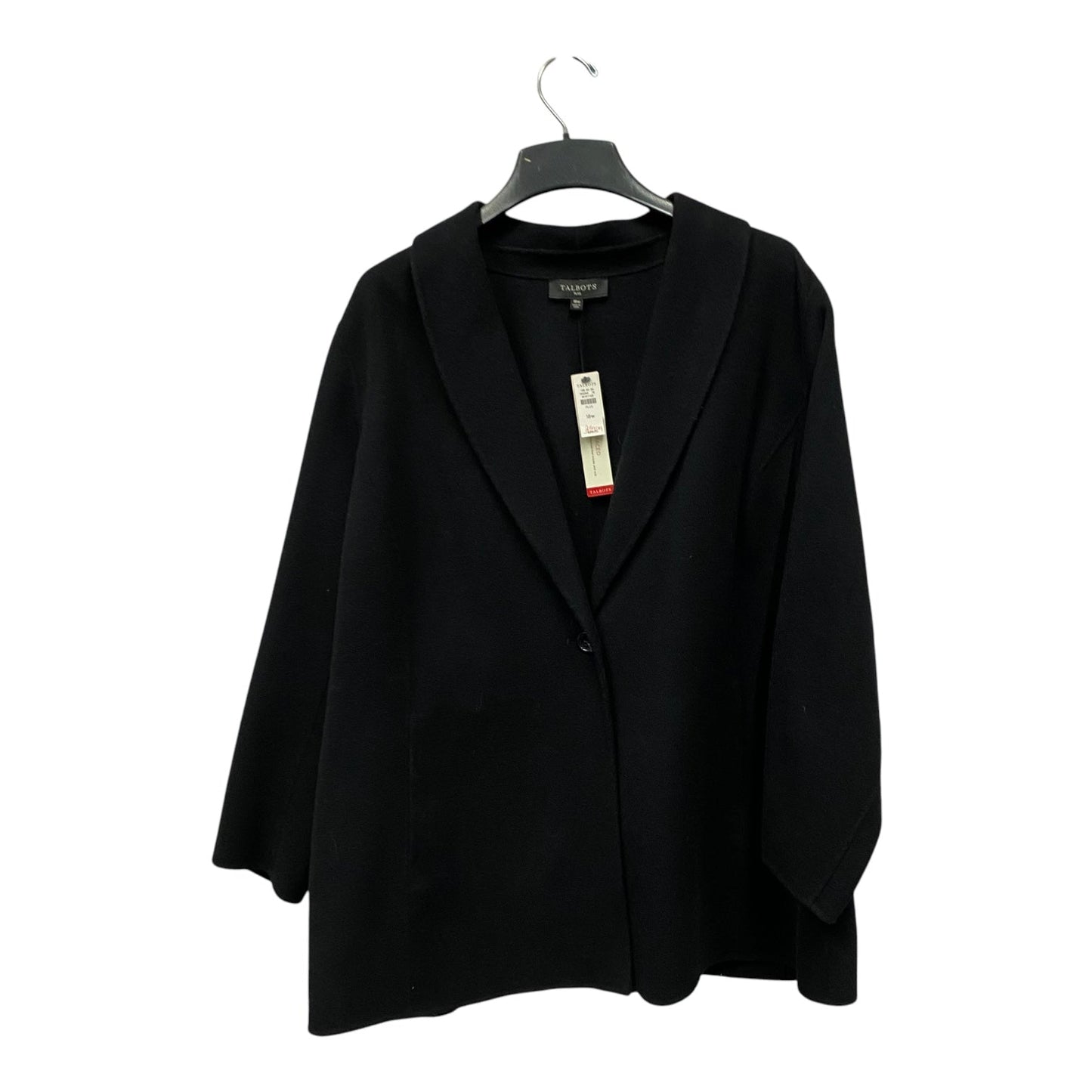 Blazer By Talbots In Black, Size:1X