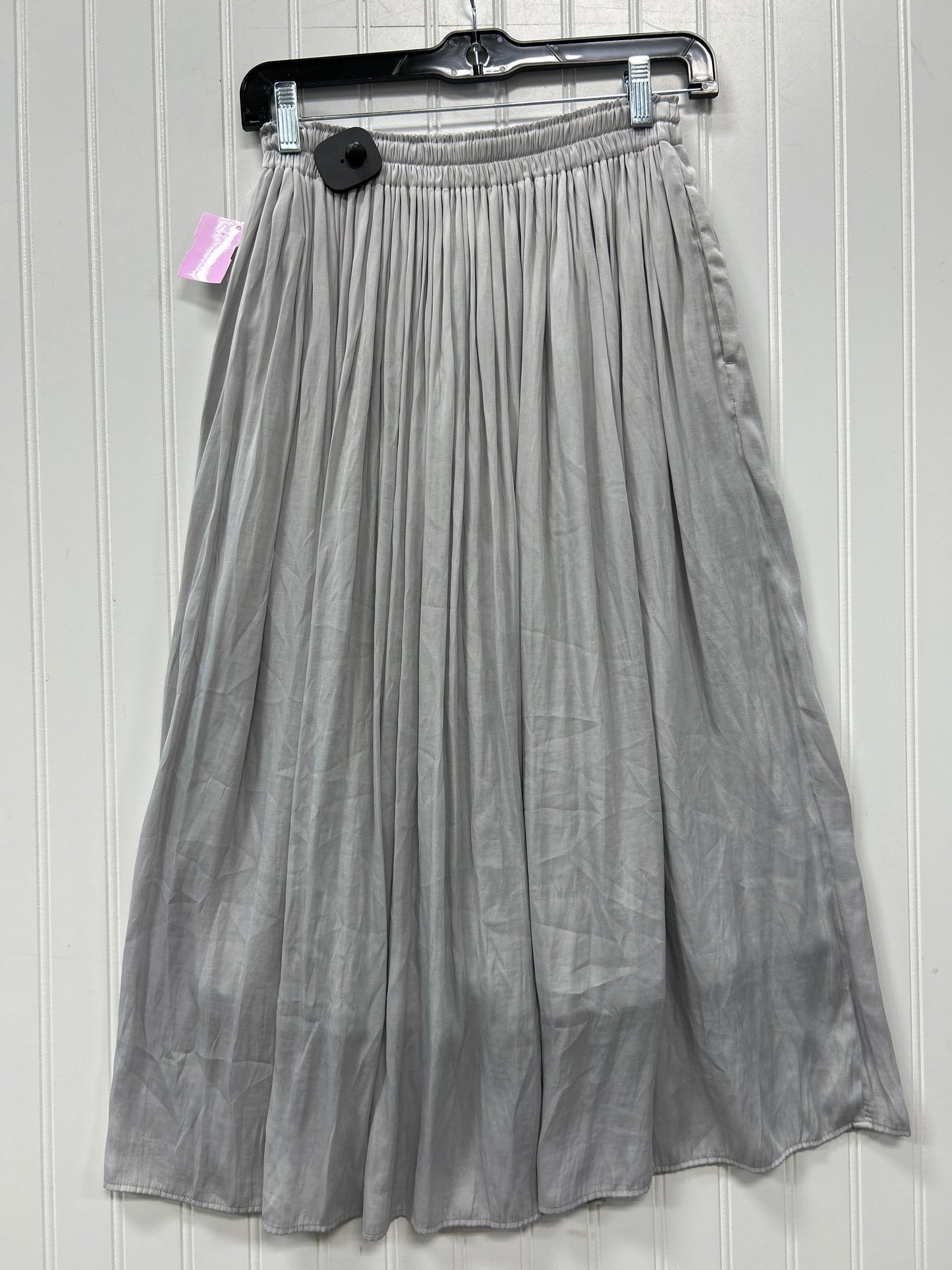 Skirt Maxi By Uniqlo In Grey, Size:Xs