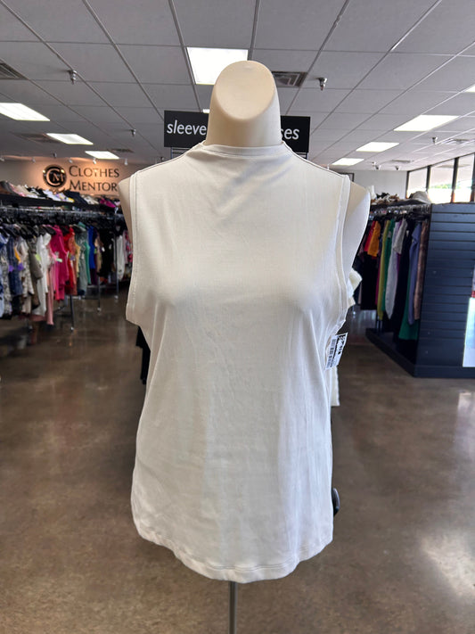 Athletic Tank Top By Athleta In Cream, Size:L
