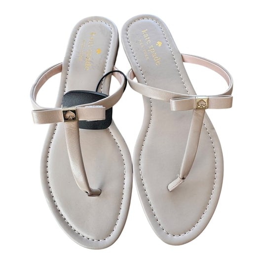 Sandals Designer By Kate Spade In Tan, Size:8