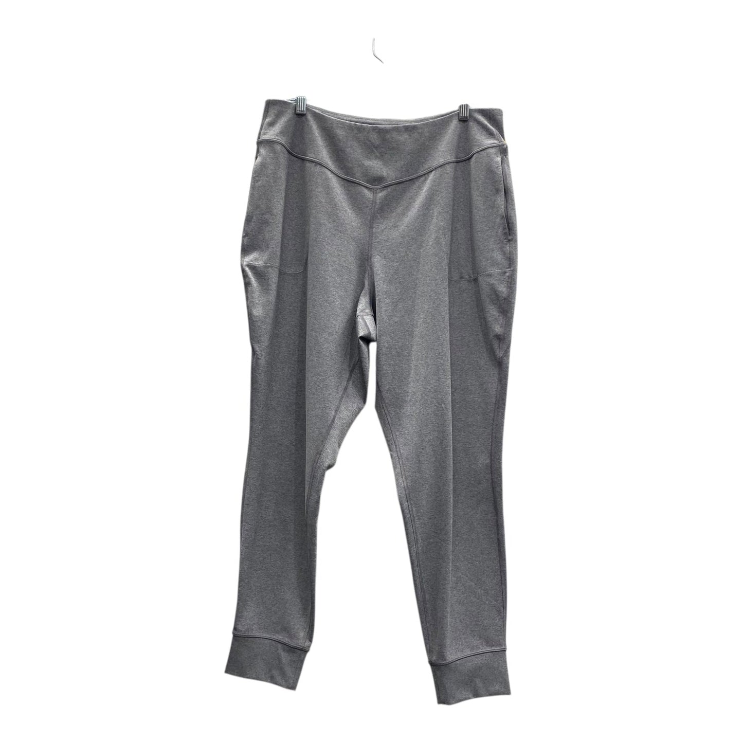Athletic Pants By Tek Gear In Grey, Size:1X